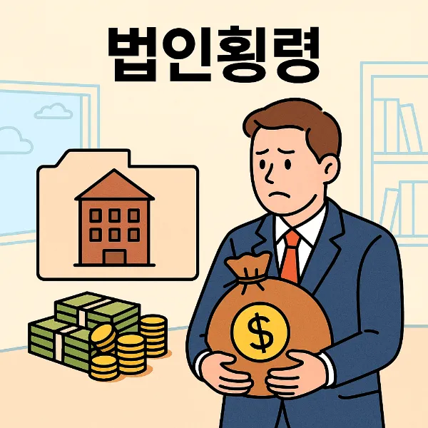 근로계약위반, 법인횡령
